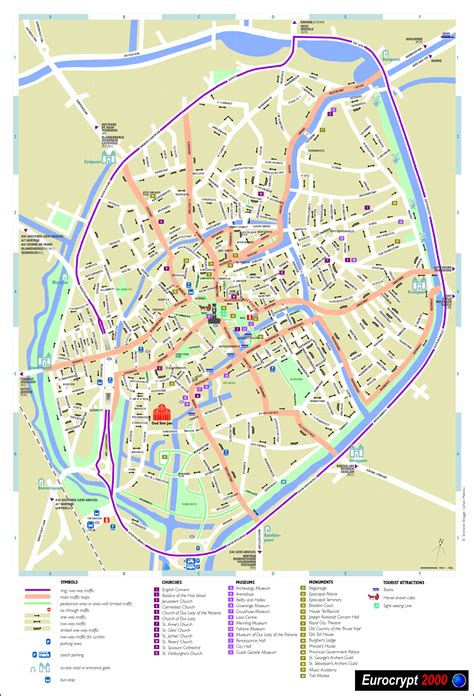bruge map|brugge plan.